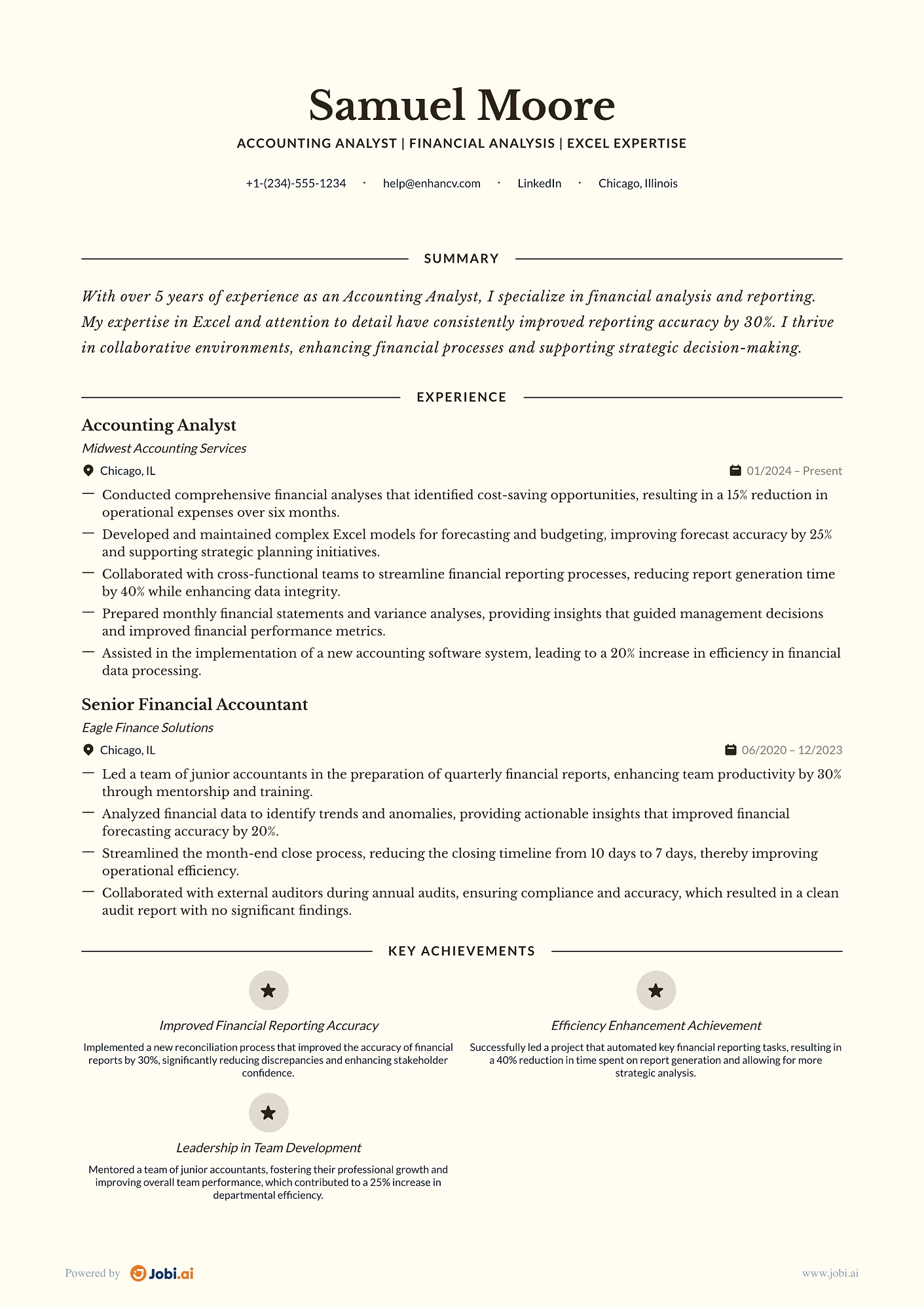Accounting Analyst preview