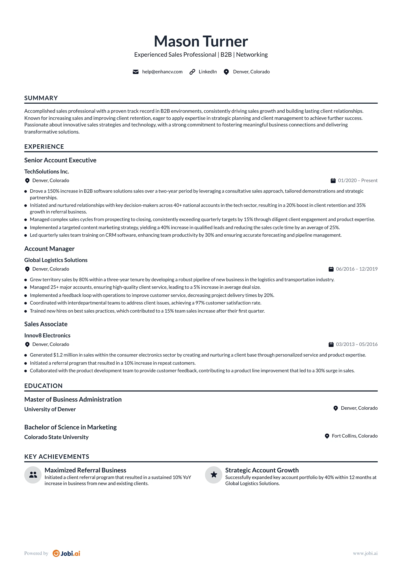 B2B Sales Professional preview