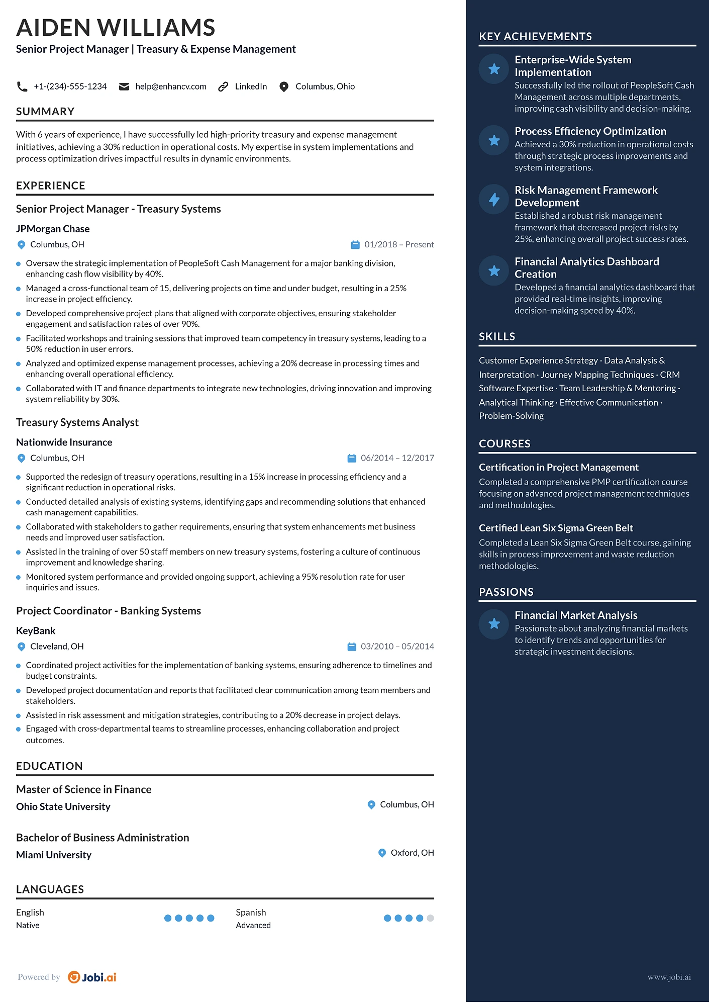 Treasury Project Manager preview